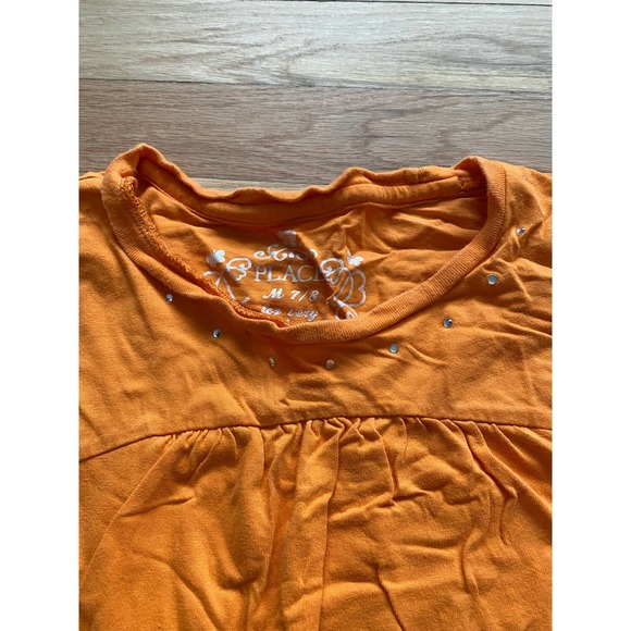 The Childrens Place Orange Blouse with Rhinestones - Picture 2 of 7